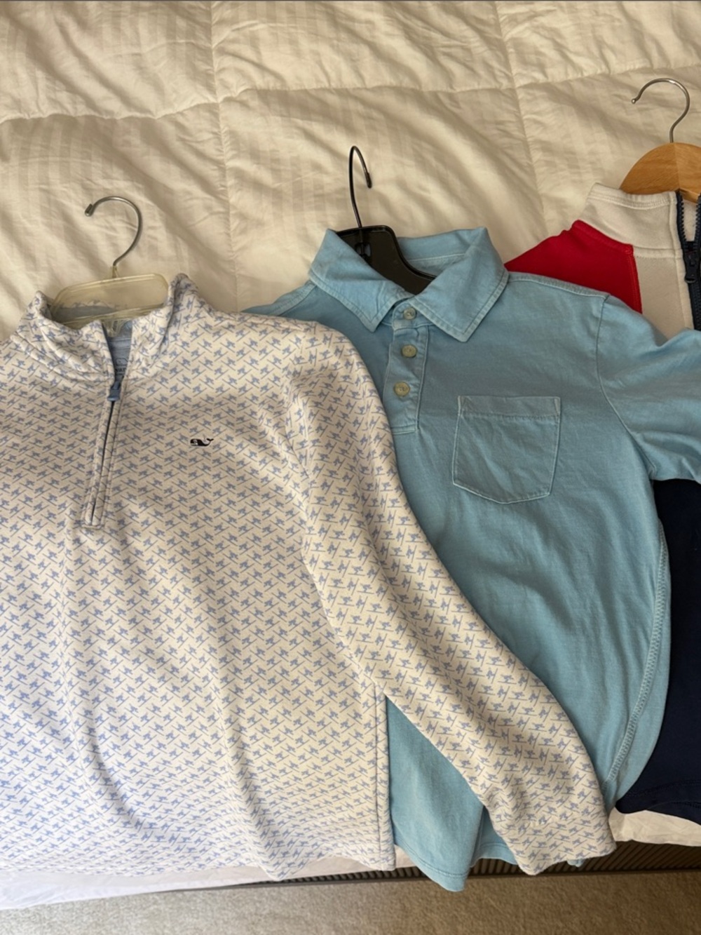Vineyard Vines Bundle, Kids Polo + 2 Quarter-Zips
